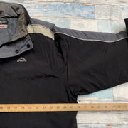 Black Kappa Quilted Jacket Men's XL