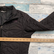 Black North Face Quilted Jacket Women's Small