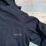 Navy Nautica Raincoat Men's Medium
