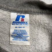 Vintage Grey Russell Athletic Graphic Print Sweatshirt Men's Small