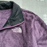 Purple North Face Fleece Jacket Women's Large