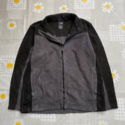 Grey and Black North face Fleece Boy's Large