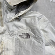 White North Face Raincoat Women's Medium