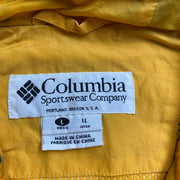 Navy and Yellow Columbia Raincoat Men's Large