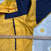 Navy and Yellow Columbia Raincoat Men's Large