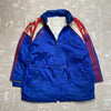 Vintage 90s Blue Adidas Quilted Jacket Men's Large