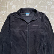 Black Columbia Fleece Jacket Men's Large