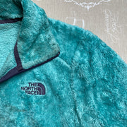 Cyan North Face Sherpa Fleece Jacket Women's Large