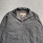 Black Columbia Quilted Jacket Men's Large