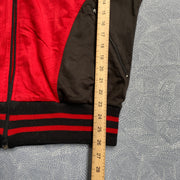 Vintage 90s Black and Red Umbro Track Jacket Men's Large