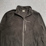 Black Columbia Fleece Jacket Men's XXL