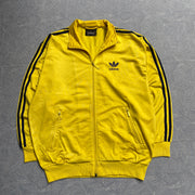 Vintage 90s Yellow Adidas Track Jacket Men's M/L