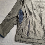 Navy Reebok Reversible Fleece Jacket Men's Large