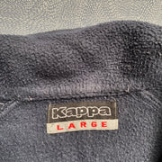 Black Kappa Fleece Jacket Men's Large