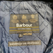 Navy Barbour Quilted Utility Jacket Men's XL