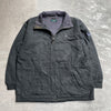 Grey Fred Perry Fleece Lined Jacket Men's Large