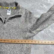 Grey North Face Fleece Jacket Women's Medium