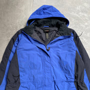 Black and Blue L.L.Bean Raincoat Men's XL