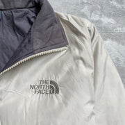 White North Face Quilted Jacket Women's Medium