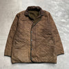 Brown Barbour Quilted Jacket Men's Large