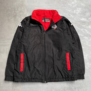 Black Kappa Fleece Lined Jacket Men's Large