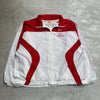 Vintage 90s Red and White Nike Windbreaker Men's XL