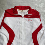 Vintage 90s Red and White Nike Windbreaker Men's XL