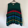 Vintage Multicolour Knitwear Sweater Women's XXL