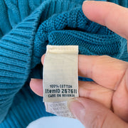 Blue L.L.Bean Cable Knit Sweater Women's Small