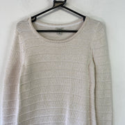 Cream White L.L.Bean Knitwear Sweater Women's Medium