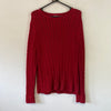 Red L.L.Bean Cable Knit Sweater Women's XL