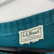 Turquoise L.L.Bean Knitwear Sweater Men's Large