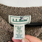 Brown L.L.Bean Knitwear Sweater Men's Large