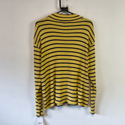 Black and Yellow L.L.Bean Knitwear Sweater Women's XL