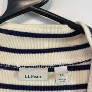Cream and Black L.L.Bean Knitwear Sweater Women's XL
