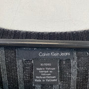 Grey Calvin Klein Knitwear Sweater Women's XL