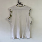 Vintage 90s White Adidas Knitwear Vest Women's XL