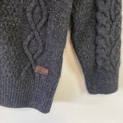 Black Barbour Chunky Wool Knitwear Sweater Women's Large