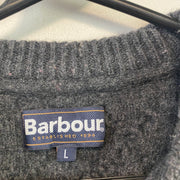 Black Barbour Chunky Wool Knitwear Sweater Women's Large