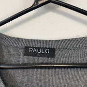 Grey Paulo Knitwear Jumper Women's Large