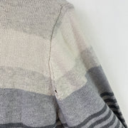 Black Grey Cream Calvin Klein Knitwear Sweater Women's Large