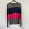 Grey Navy Pink Jumper Jack & Jones Jumper Women's Large