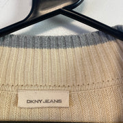Beige DKNY Knitwear Jumper Women's Small
