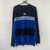 Black and Blue Adidas Fleece Men's XL