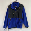 Black and Blue North Face Denali Fleece Women's Large