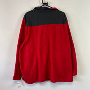 Red and Black Starter Fleece Jacket Men's XXXL