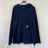 Vintage 90s Navy Adidas Fleece Hoodie Men's Large