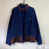 Vintage 90s Navy Adidas Fleece Jacket Men's Medium