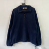 Navy Woolrich Fleece Jacket Men's XL