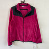 Black and Pink Fleece Jacket Women's XL